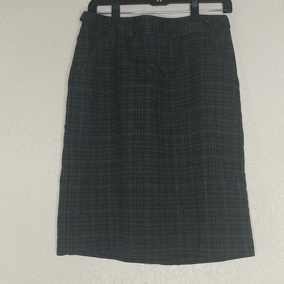 Van Heusen Studio Plaid Skirt Size 10 - Picture 1 of 8